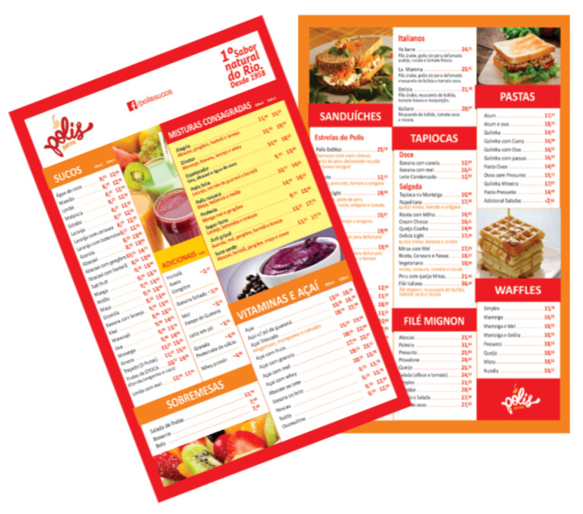 Cardápio Polis Sucos
