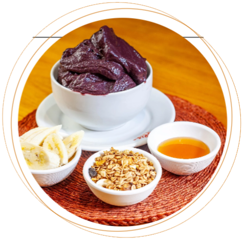 vitaminas e açaí